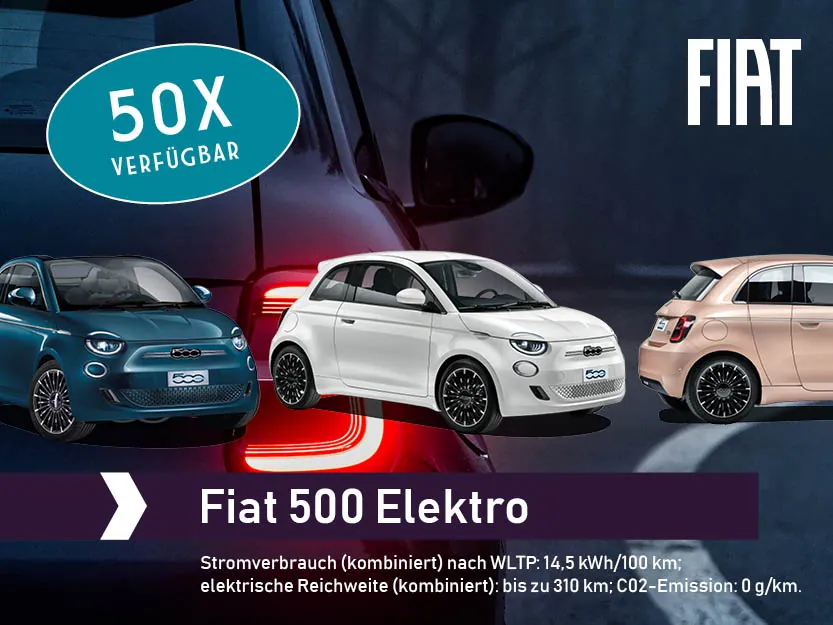 Fiat 500 Elektro - Sofort verfügbare Jahreswagen